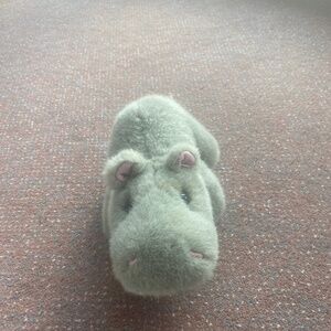 Cute vintage hippo plush